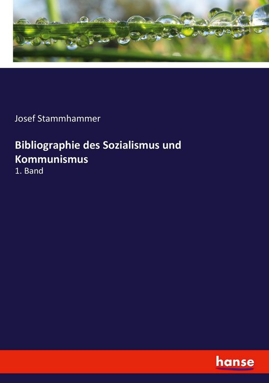 Produktbild: Bibliographie des Sozialismus und Kommunismus