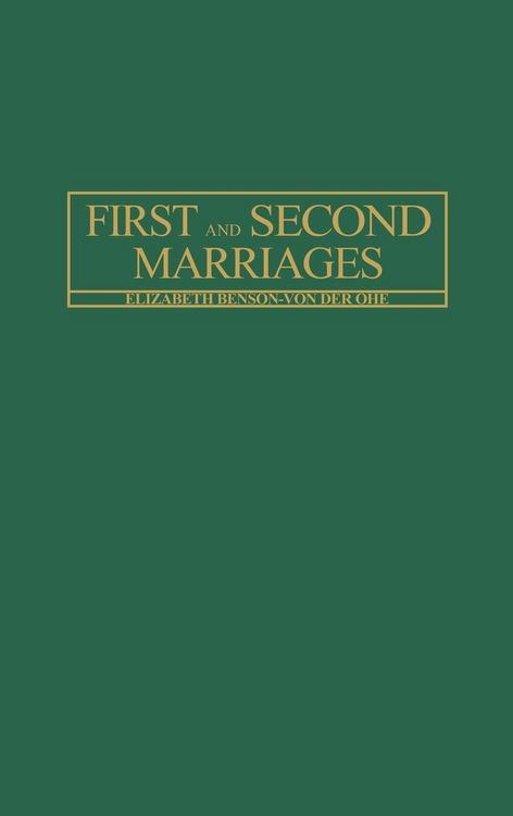 Produktbild: First and Second Marriages.
