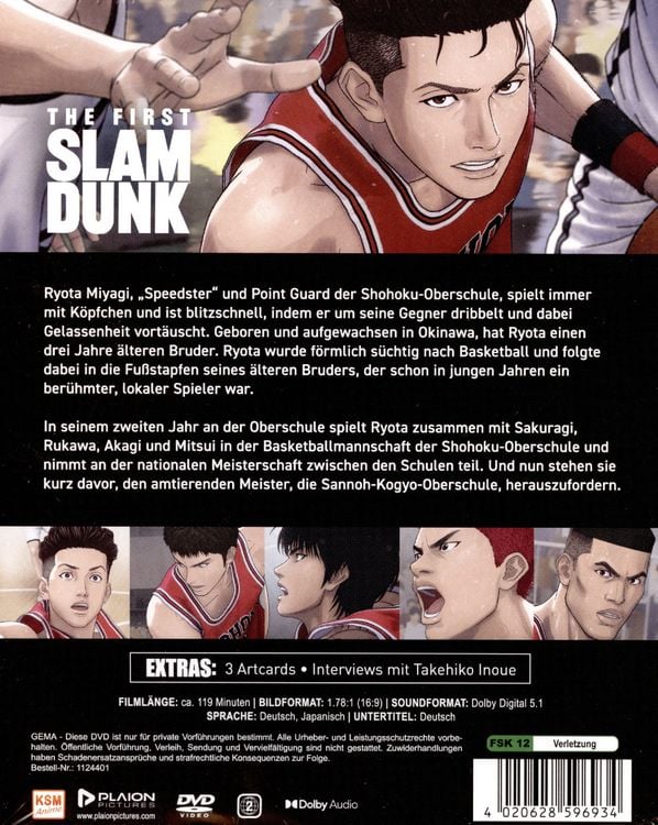コミック・アニメ SLAM DUNK THE FIRST FIRST SLAM DUNK: Amazon.de: DVD & Blu-ray