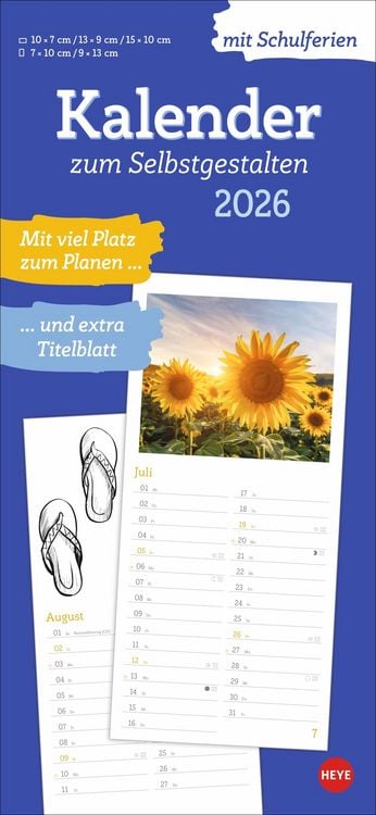 Produktbild: Kalender zum Selbstgestalten 2026