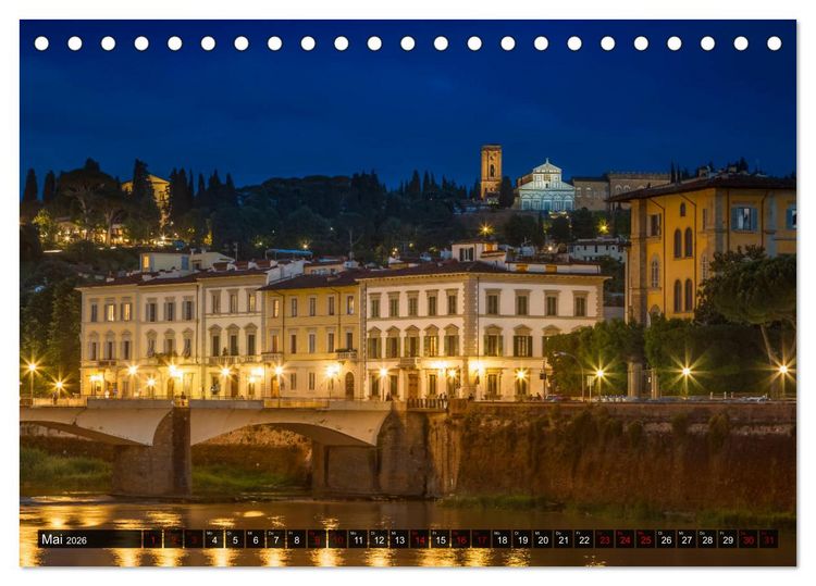 Produktbild: Impressionen aus FLORENZ (Tischkalender 2026 DIN A5 quer), CALVENDO Monatskalender