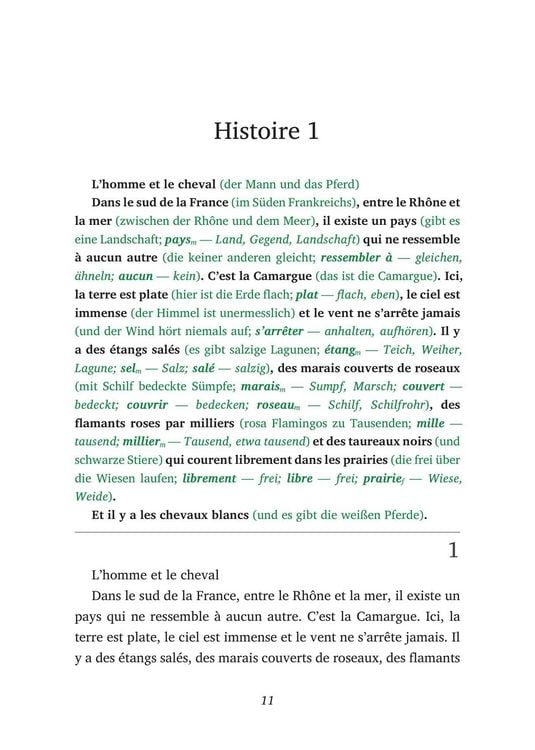 Produktbild: Le Cheval Blanc de Camargue - Franz&ouml;sisch lernen mit lustigen Kurzgeschichten A1-A2 (+ Audio-CD)