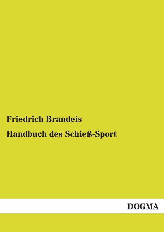 Produktbild: Handbuch des Schie&szlig;-Sport