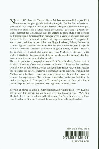 Produktbild: Pierre Michon : la gr&acirc;ce par les oeuvres
