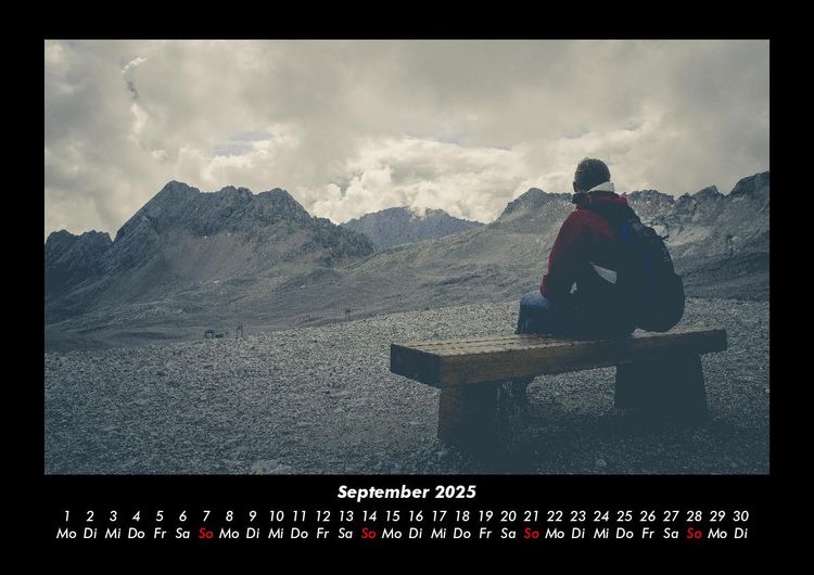 Produktbild: Bergige Welten 2025 Fotokalender DIN A3