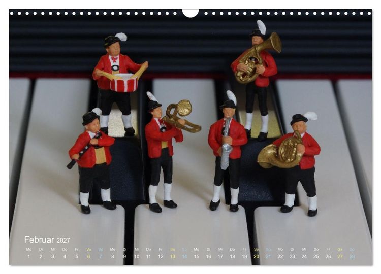 Produktbild: Das geheime Leben von Miniatur-Figuren (Wandkalender 2027 DIN A3 quer), CALVENDO Monatskalender