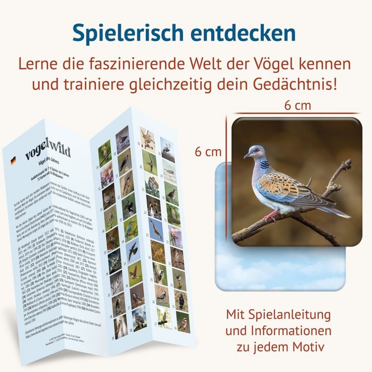 Produktbild: Vogelwild - Memospiel