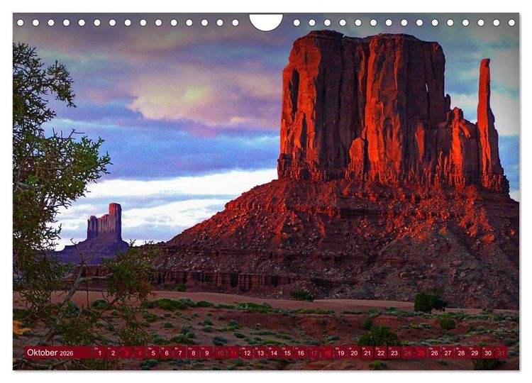 Produktbild: Arizona &bull; Impressionen (Wandkalender 2026 DIN A4 quer), CALVENDO Monatskalender