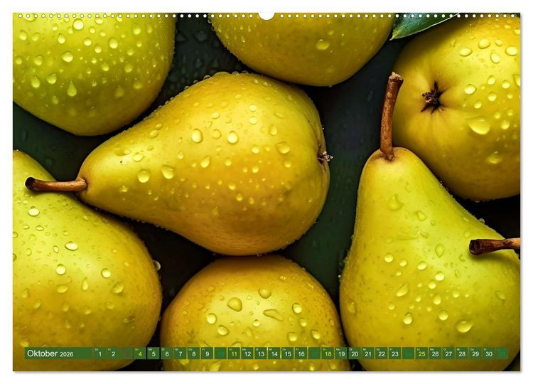 Produktbild: GR&Uuml;N - Gem&uuml;se und Obst - Knackig und Frisch (Wandkalender 2026 DIN A2 quer), CALVENDO Monatskalender