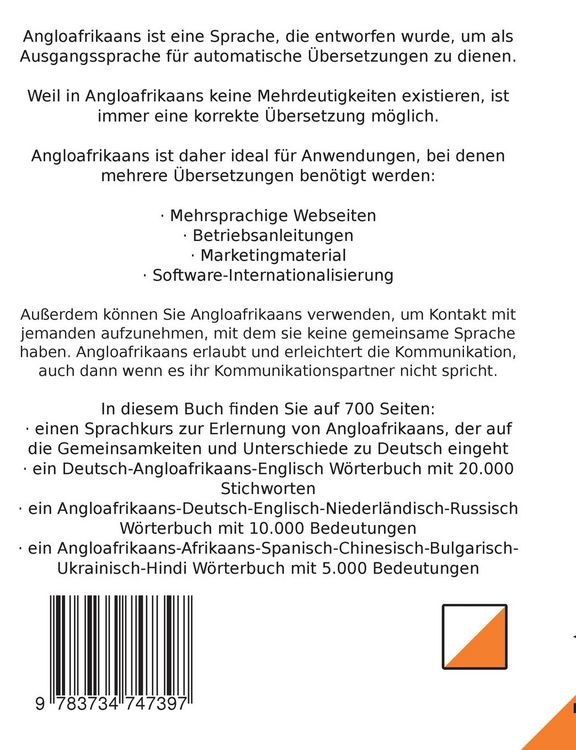 Produktbild: Angloafrikaans f&uuml;r Deutschsprachige