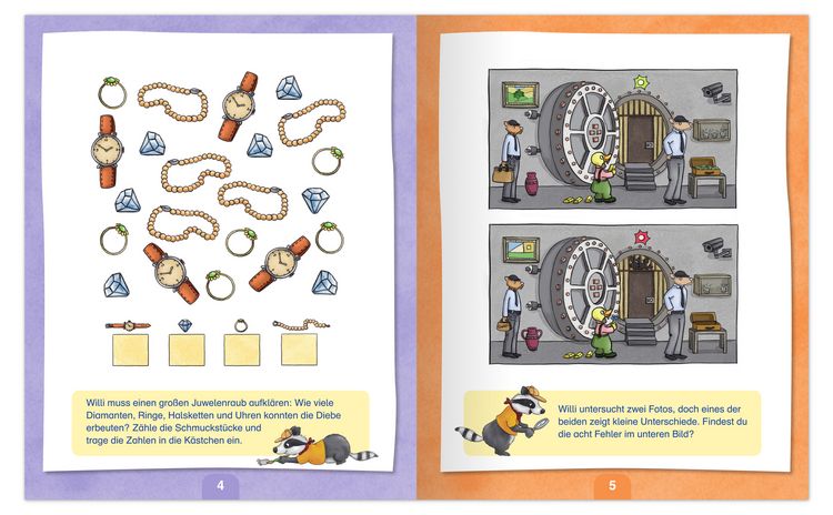 Produktbild: Das gro&szlig;e R&auml;tselbuch mit Detektiv Willi