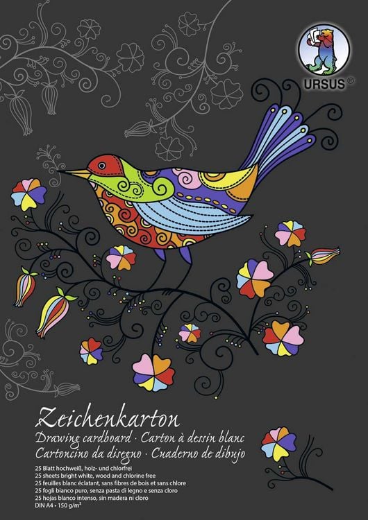 Produktbild: URSUS Sonderedition Zeichenkarton-Block Sonderedition, DIN A4