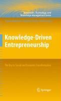 Produktbild: Knowledge-Driven Entrepreneurship
