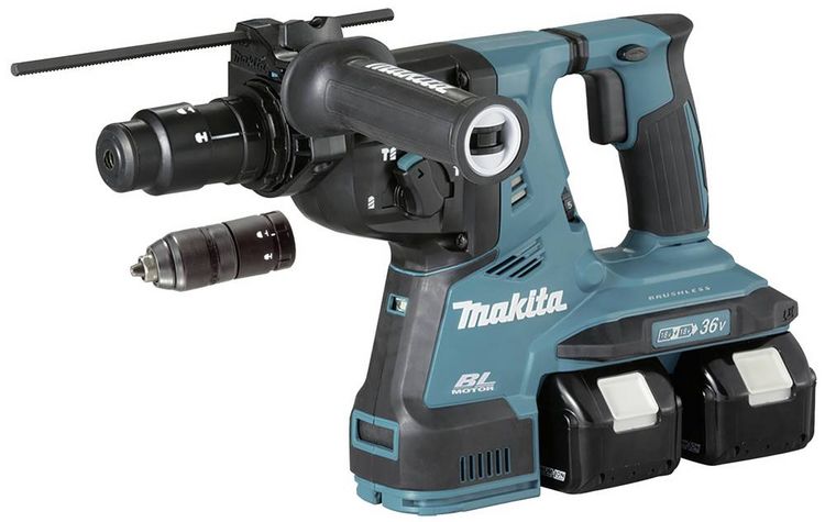Produktbild: Makita Akku-Bohrhammer f.SDS-PLUS DHR281ZJ