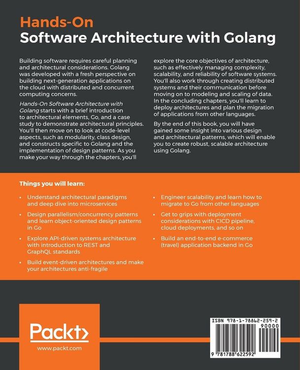 Produktbild: Hands-On Software Architecture with Golang