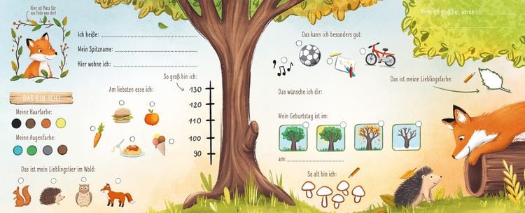 Produktbild: Schuhuuu &ndash; Alle meine Freunde &ndash; Das Kindergartenalbum (Waldtiere)