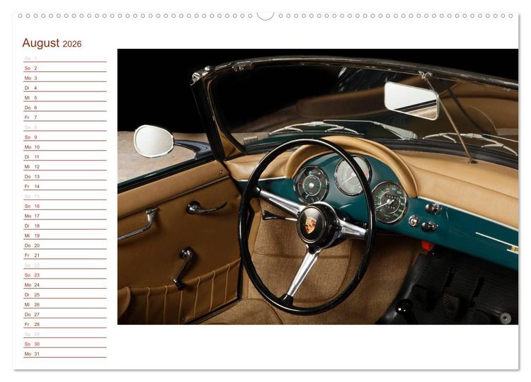 Produktbild: Classic 356 (Wandkalender 2026 DIN A2 quer), CALVENDO Monatskalender