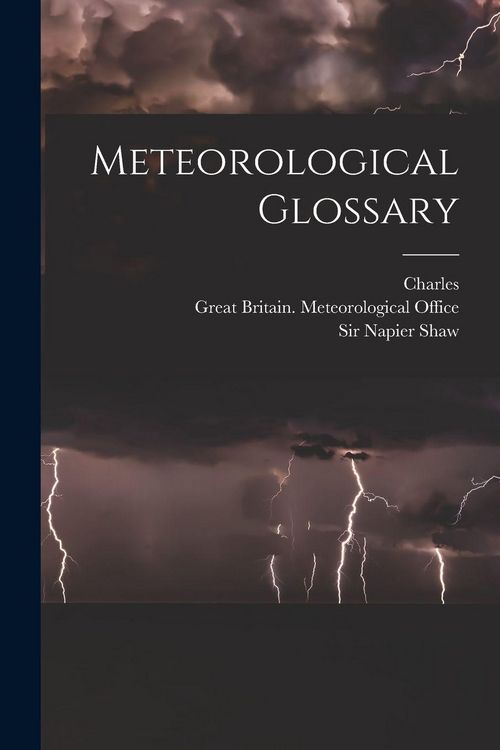 Produktbild: Meteorological Glossary