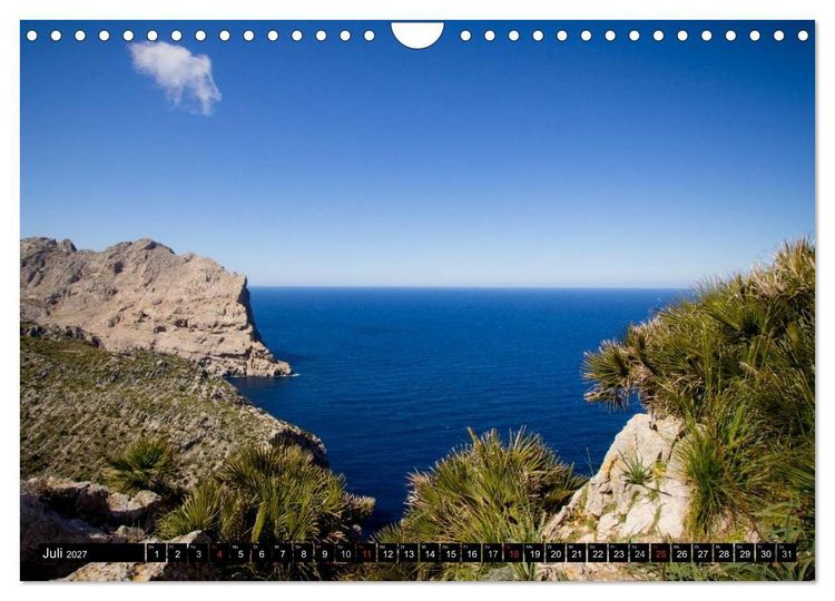 Produktbild: Mallorca (Wandkalender 2027 DIN A4 quer), CALVENDO Monatskalender