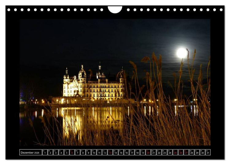 Produktbild: Residenzstadt Schwerin (Wandkalender 2026 DIN A4 quer), CALVENDO Monatskalender