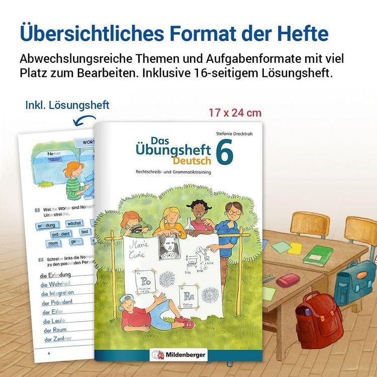 Produktbild: Das &Uuml;bungsheft Deutsch 6