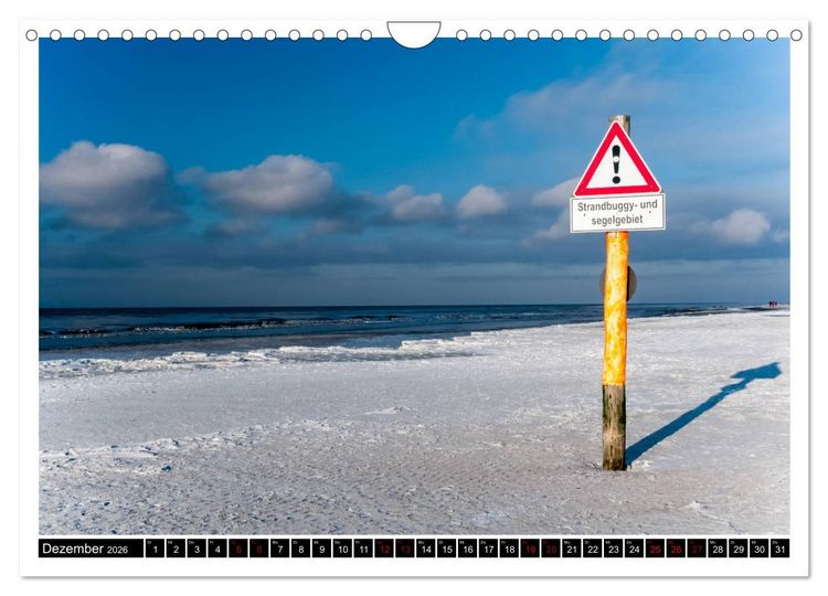 Produktbild: St. Peter-Ording - Natur pur (Wandkalender 2026 DIN A4 quer), CALVENDO Monatskalender