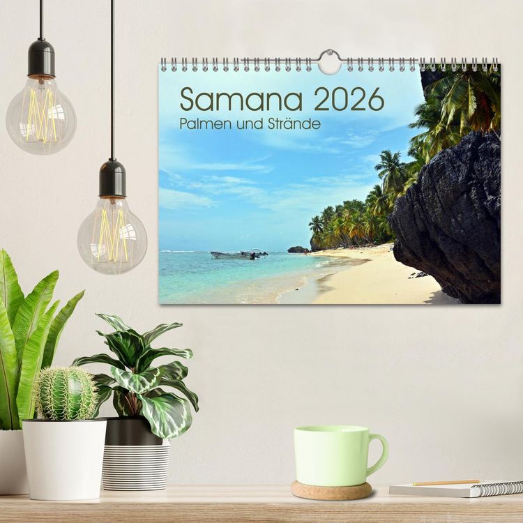 Produktbild: Samana - Palmen und Str&auml;nde (Wandkalender 2026 DIN A4 quer), CALVENDO Monatskalender
