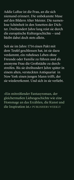 Produktbild: Das unsichtbare Leben der Addie LaRue