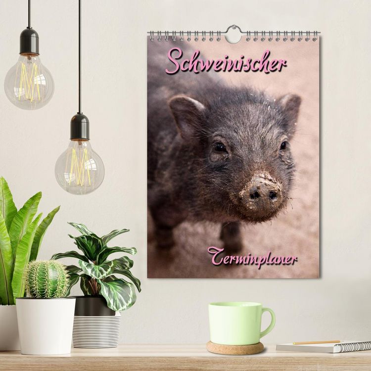 Produktbild: Schweinischer Terminplaner (Wandkalender 2026 DIN A4 hoch), CALVENDO Monatskalender