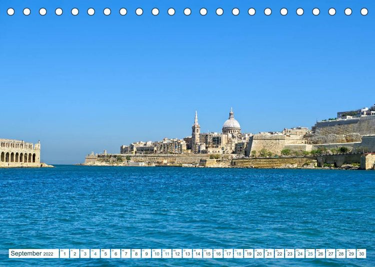 Produktbild: Malerisches Malta - Idylle im Mittelmeer (Tischkalender 2022 DIN A5 quer)