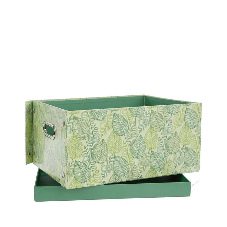 Produktbild: Idena Aufbewahrungsbox faltbar gr&uuml;n 37,5x28x18cm