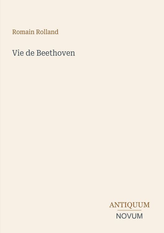 Produktbild: Vie de Beethoven
