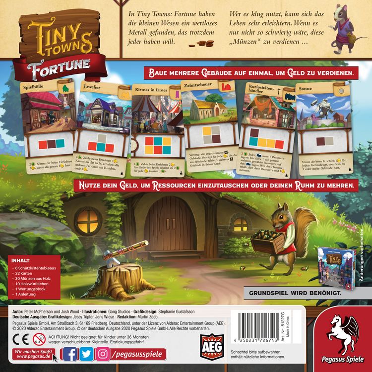 Produktbild: Tiny Towns: Fortune [Erweiterung]