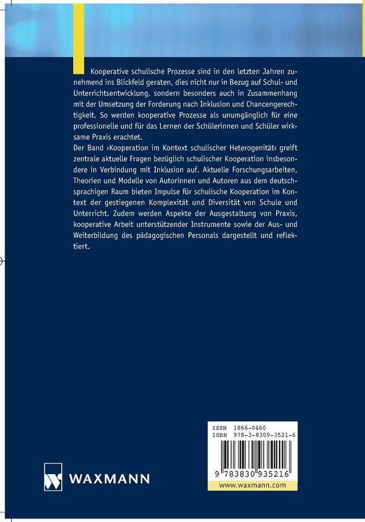 Produktbild: Kooperation im Kontext schulischer Heterogenit&auml;t