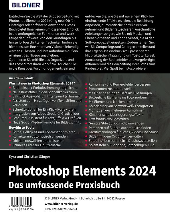 Produktbild: Photoshop Elements 2024 - Das umfangreiche Praxisbuch