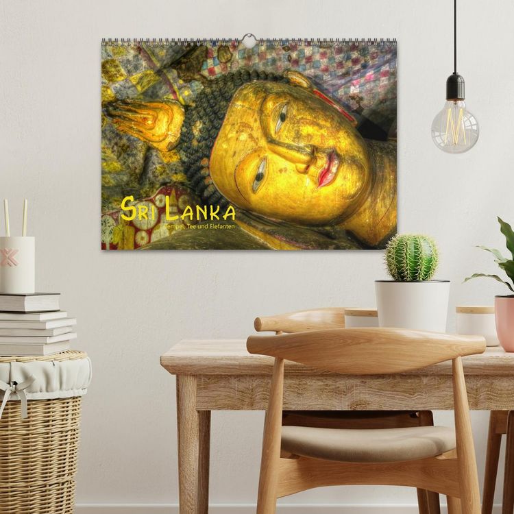Produktbild: Sri Lanka - Tempel, Tee und Elefanten (Wandkalender 2026 DIN A3 quer), CALVENDO Monatskalender