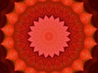 Produktbild: CALVENDO Puzzle Ein Motiv aus dem Kalender Energie - Mandalas in rot | 1000 Teile Lege-Gr&ouml;&szlig;e 64 &times; 48 cm Foto-Puzzle f&uuml;r gl&uuml;ckliche Stunden