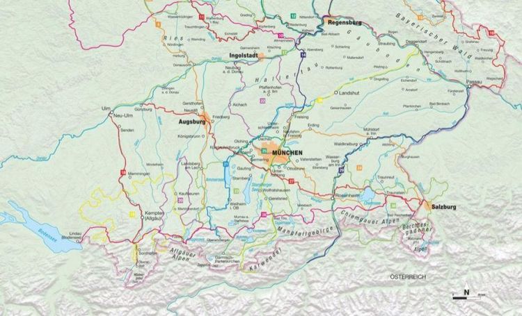 Produktbild: Bayern mit dem Rad erleben