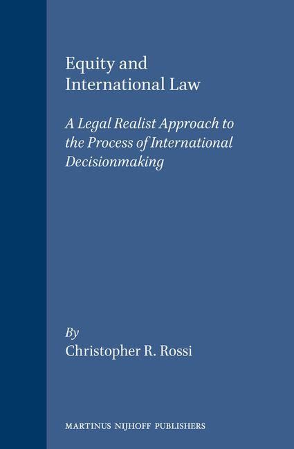 Produktbild: Equity and International Law