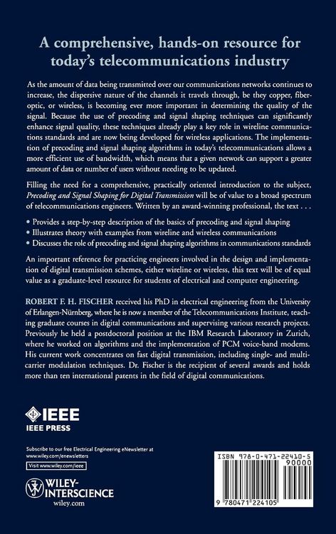 Produktbild: Precoding and Signal Shaping