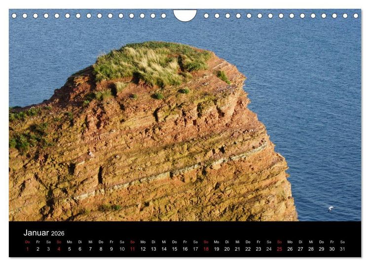 Produktbild: Hochseeeinsel Helgoland (Wandkalender 2026 DIN A4 quer), CALVENDO Monatskalender