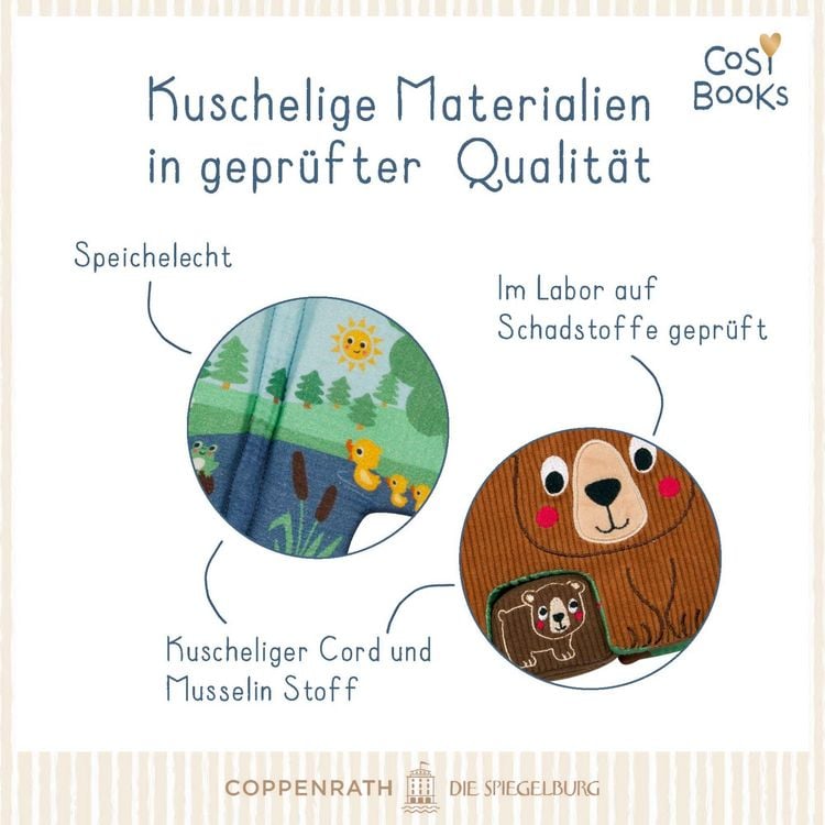 Produktbild: CosyBooks: Babys Spielbuch Kleiner B&auml;r