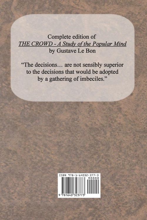 Produktbild: The Crowd: A Study of the Popular Mind