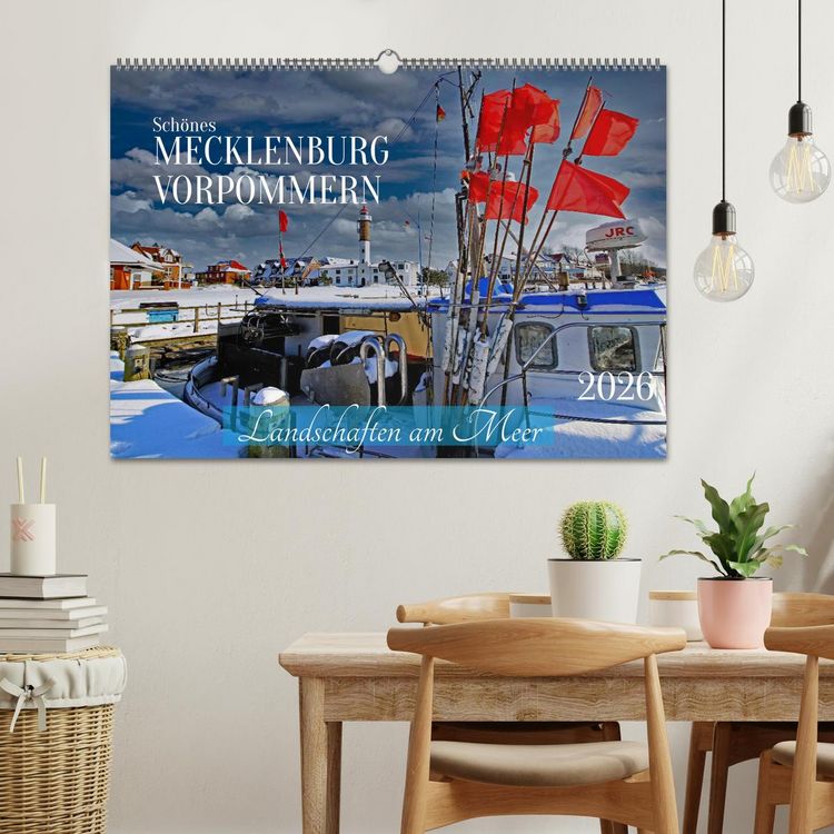 Produktbild: Sch&ouml;nes Mecklenburg-Vorpommern - Landschaften am Meer (Wandkalender 2026 DIN A2 quer), CALVENDO Monatskalender