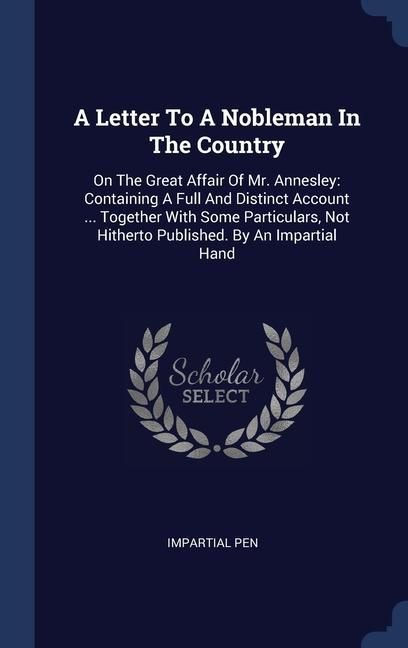 Produktbild: Letter To a Nobleman in The Co