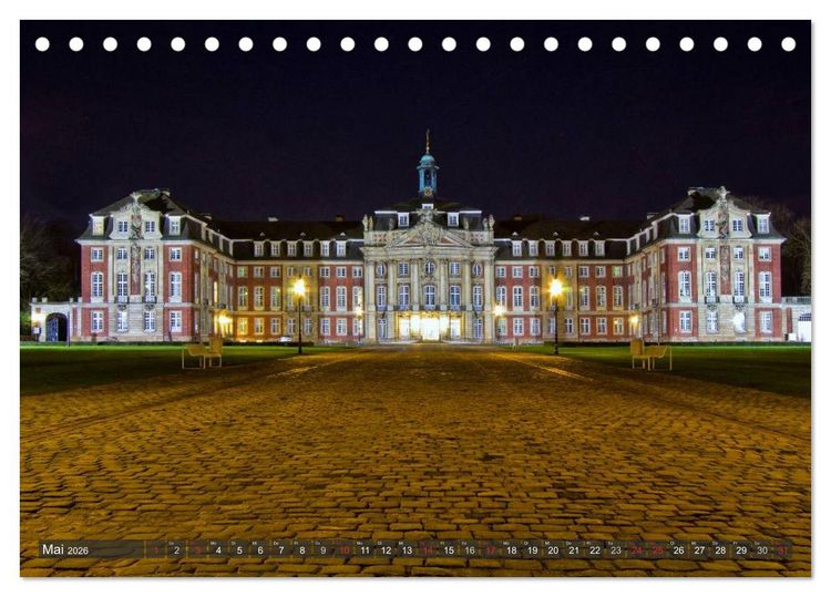 Produktbild: M&uuml;nster - Historische Stadt mit jungem Gesicht (Tischkalender 2026 DIN A5 quer), CALVENDO Monatskalender