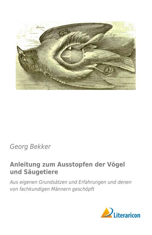 Produktbild: Anleitung zum Ausstopfen der V&ouml;gel und S&auml;ugetiere