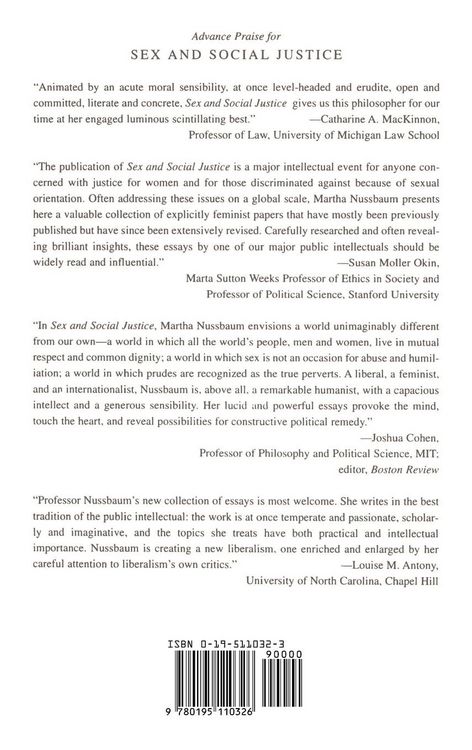 Produktbild: Sex and Social Justice