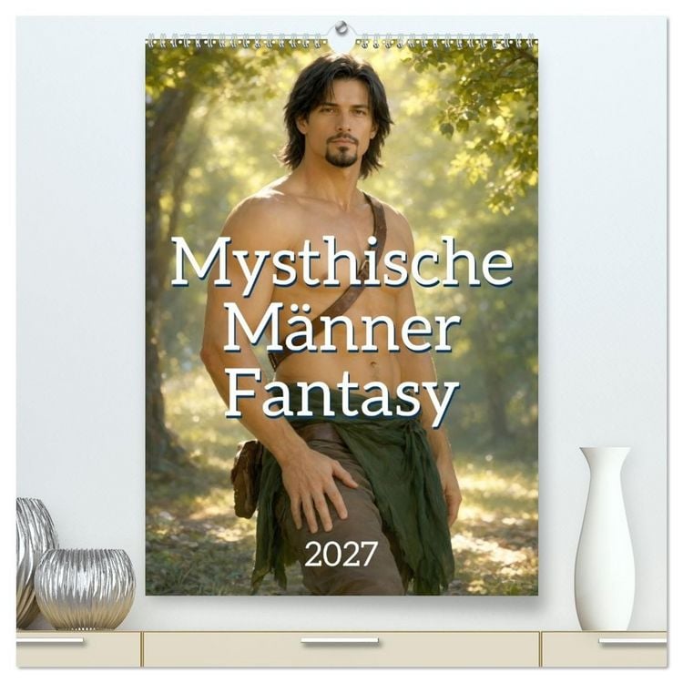Produktbild: Mysthische M&auml;nner Fantasy (hochwertiger Premium Wandkalender 2027 DIN A2 hoch), Kunstdruck in Hochglanz
