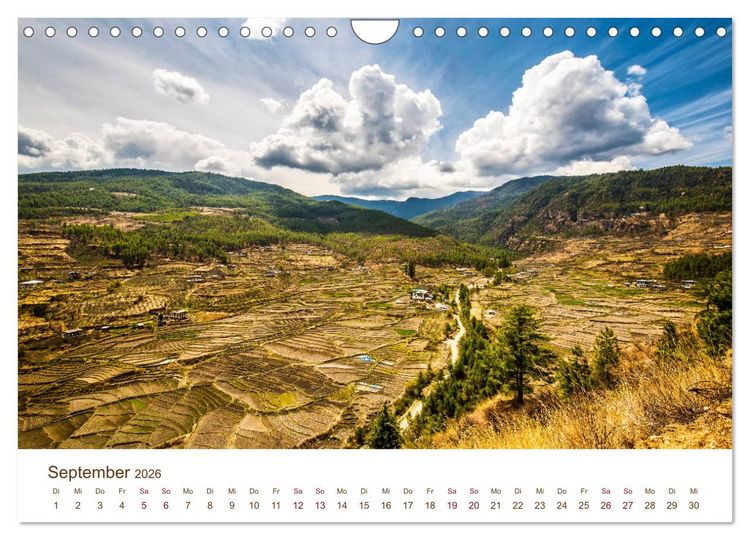 Produktbild: Mystisches Bhutan (Wandkalender 2026 DIN A4 quer), CALVENDO Monatskalender